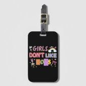 Étiquette À Bagage Les filles n'aiment pas les garçons (Devant Vertical)
