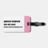 Étiquette À Bagage Les filles puissantes : On a ton dos (Dos horizontal)