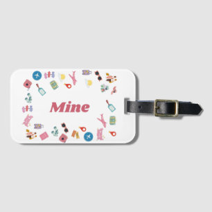 Étiquette À Bagage Les filles qui aiment explorer