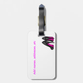 ÉTIQUETTE À BAGAGE LES FILLES VEULENT JUSTE AVOIR DES CADEAUX (Dos Vertical)