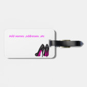 ÉTIQUETTE À BAGAGE LES FILLES VEULENT JUSTE AVOIR DES CADEAUX (Dos horizontal)