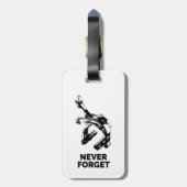 Étiquette À Bagage Les freins à vélo ne jamais oublier (Dos Vertical)