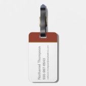 Étiquette À Bagage Les Goonies Pirate Ship Silhouette Graphique (Dos Vertical)