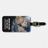 Étiquette À Bagage Les îles Falkland (îles Malvinas). (Devant horizontal)