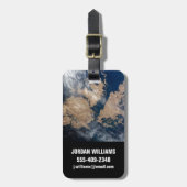 Étiquette À Bagage Les îles Falkland (îles Malvinas). (Devant Vertical)