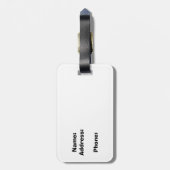 Étiquette À Bagage Les îles Rainbow Hawaii orange (Dos Vertical)