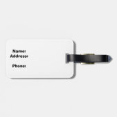 Étiquette À Bagage Les îles Rainbow Hawaii orange (Dos horizontal)