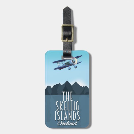 Étiquette À Bagage Les îles Skellig (Devant Vertical)