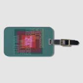 Étiquette À Bagage Les intrus Seront Violés (Devant Horizontal)