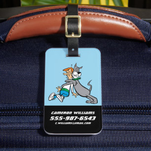 Étiquette À Bagage Les Jetson George & Astro Câlin