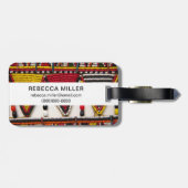 Étiquette À Bagage Les Landes Tribales Masaï (Dos horizontal)