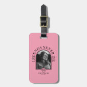 Étiquette À Bagage Les légendes ne meurent jamais - Le Lotus Blanc (Devant Vertical)