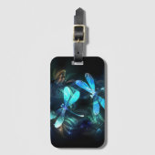 Étiquette À Bagage Les libellules du lac (Devant Vertical)