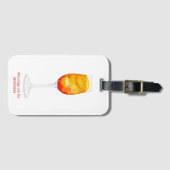 Étiquette À Bagage Les matinées sont pour Mimosas étiquette de bagage (Devant Horizontal)