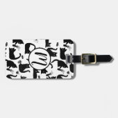 Étiquette À Bagage Les mauvais chats frappent des trucs sur (Devant horizontal)