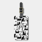 Étiquette À Bagage Les mauvais chats frappent des trucs sur (Devant Vertical)