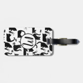 Étiquette À Bagage Les mauvais chats frappent des trucs sur (Dos horizontal)