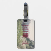 Étiquette À Bagage Les montagnes appellent (Dos Vertical)