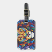 Étiquette À Bagage Les nouveaux cheveux de Mufasa font (Devant Vertical)