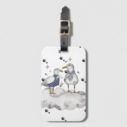 Étiquette À Bagage Les oiseaux de plage (Devant Vertical)