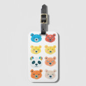 Étiquette À Bagage Les ours de personnalité  (Devant Vertical)