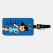 Étiquette À Bagage Les Pierrafeu | Betty Rubble (Devant horizontal)