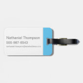 Étiquette À Bagage Les Pierrafeu | Buffles d'eau Fred & Barney (Dos horizontal)