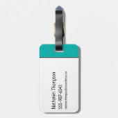 Étiquette À Bagage Les Pierrafeu | Fred & Dino - Les meilleurs amis (Dos Vertical)