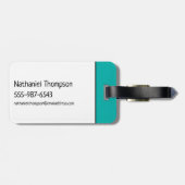 Étiquette À Bagage Les Pierrafeu | Fred & Dino - Les meilleurs amis (Dos horizontal)