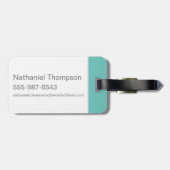 Étiquette À Bagage Les Pierrafeu | Fred & Pebbles Flintstone (Dos horizontal)