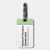 Étiquette À Bagage Les Pierrafeu | Fred & Pebbles - La fille de papa (Dos Vertical)