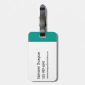 Étiquette À Bagage Les Pierrafeu | Fred - Salutations De Bedrock (Dos Vertical)