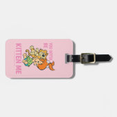 Étiquette À Bagage Les Pierrafeu | Galets et son tigre (Devant horizontal)