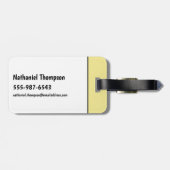 Étiquette À Bagage Les Pierrafeu | Galets - Little Diva (Dos horizontal)