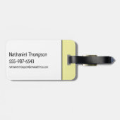 Étiquette À Bagage Les Pierrafeu | Mari de l'année (Dos horizontal)