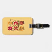 Étiquette À Bagage Les Pierrafeu | ROCKER (Devant horizontal)