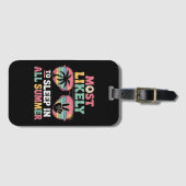 Étiquette À Bagage Les Plus Susceptibles De Dormir Dans Tous Les Cade (Devant Horizontal)