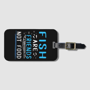 Étiquette À Bagage Les poissons ne sont pas de la nourriture TShirt p