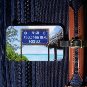 Étiquette À Bagage Les rêves des Caraïbes