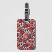 Étiquette À Bagage Les roses sont rouges (Devant Vertical)