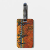 Étiquette À Bagage Les saules au coucher du soleil par Vincent van Go (Dos Vertical)