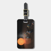 Étiquette À Bagage Les Sept Planètes De Trappist-1 En Orbite Autour D (Devant Vertical)