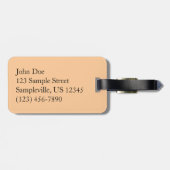 Étiquette À Bagage Les séquoias au monument national de Muir Woods (Dos horizontal)