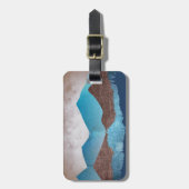 Étiquette À Bagage Les sommets Blue Mountain (Devant Vertical)