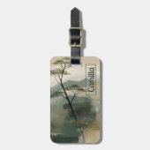 Étiquette À Bagage Les sommets mystiques japonais (Devant Vertical)