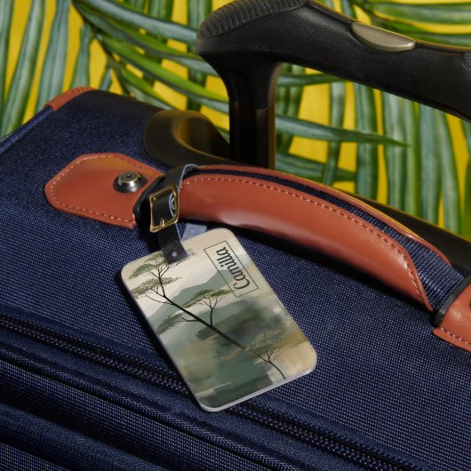 Étiquette À Bagage Les sommets mystiques japonais (Insitu Rectoal 1)