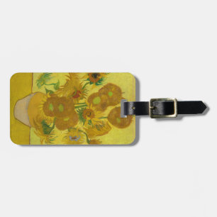 Étiquette À Bagage Les tournesols de Van Gogh