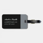 Étiquette À Bagage Les Trois Tours (Dos horizontal)