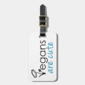 Étiquette À Bagage Les végétaliens sont mignons - les avocats (Devant Vertical)