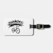 Étiquette À Bagage Les vélos sont la liberté (Devant horizontal)